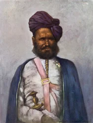 Ein königlicher Diener von Rajgarh